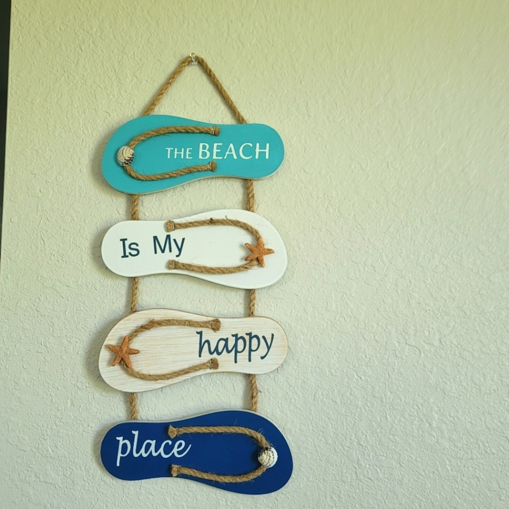 The  Beach Is My Happy Place Home Decor